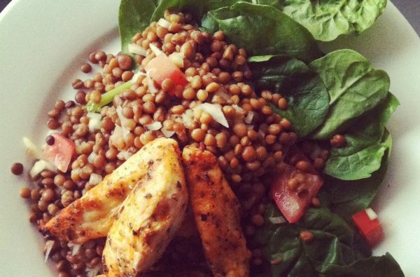 The Easiest Chicken and Lentils