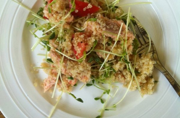 Quinoa and Smoked Trout Salad