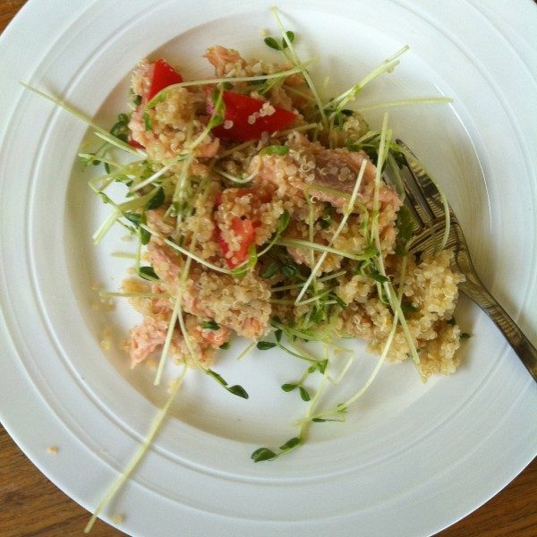 Quinoa and Smoked Trout Salad