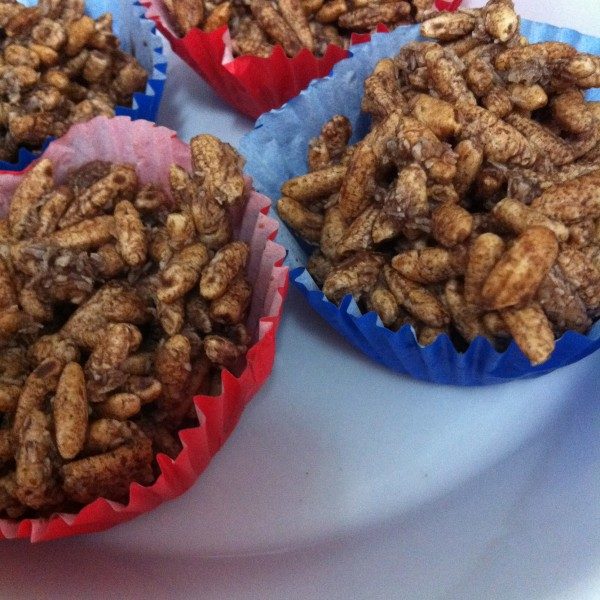 Healthy chocolate crackles