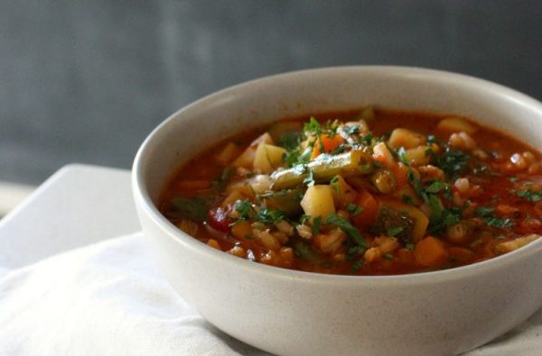 Lisaâ€™s Pasta Free Minestrone Soup