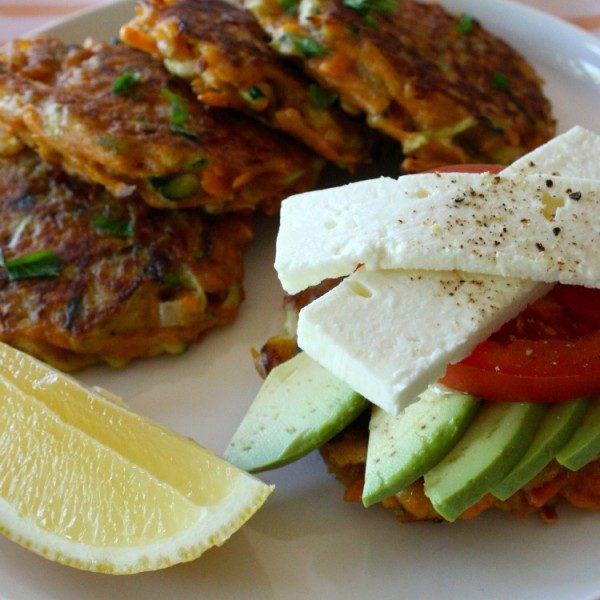 Sweet Potato and Zucchini Fritters